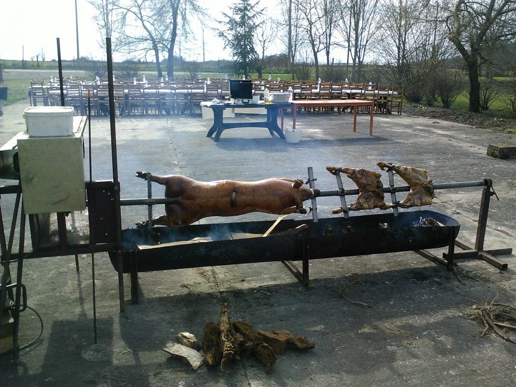 Méchoui servi pour un événement à Angers